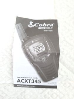 2 Walkie Talkies  Cobra 