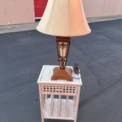 Lamp With End Table 