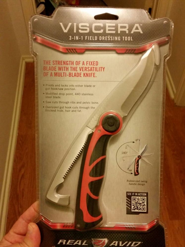 Real Avid Viscera hunting & fishing knife