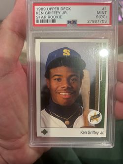 Ken Griffey Jr 1989 Upper Deck Rookie card PSA 9