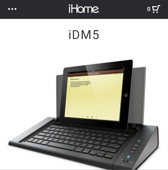 iHome IDM5 Wireless Keyboard & Speaker System