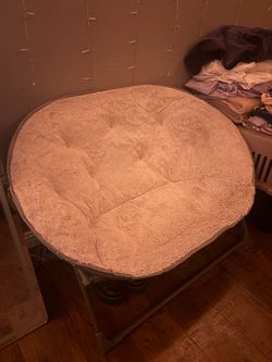 White lounge bedroom chair