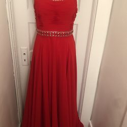 Formal Red Dress Size 8