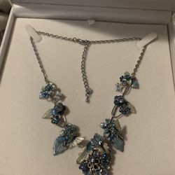 Butterfly & Flower Necklace 