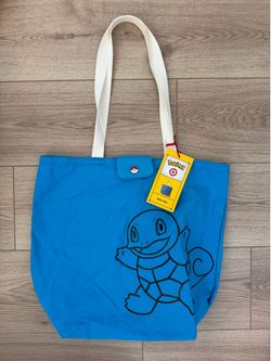 Pokémon x Target Reusable Blue Tote Bag Squirtle - NEW