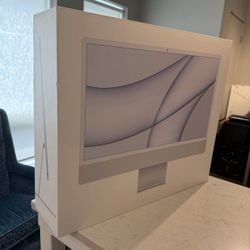 APPLE iMAC 24 Inch Model A2438  EMPTY  BOX WITH INSERTS ONLY 