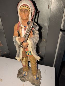 Native Man Statue