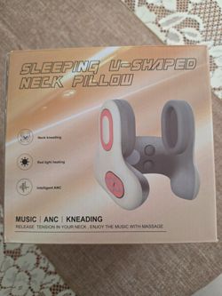 New Heated Neck Massager Pillow with Music & Neck Kneading