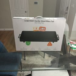 CHEFMAN Family-Sized Glass Top XL