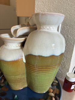 13.5" vase-shaped fountain