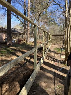 Fences And Trees Trimmed And Cut 
