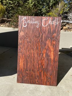 Seating Chart Board