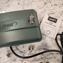 Orbit 57896 6-Station Outdoor Swing Panel Sprinkler System Timer/Green