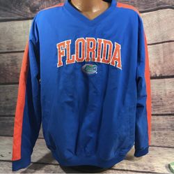Florida Gators jacket men's large blue pullover