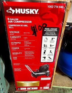 Husky 8 Gallon Air Compressor