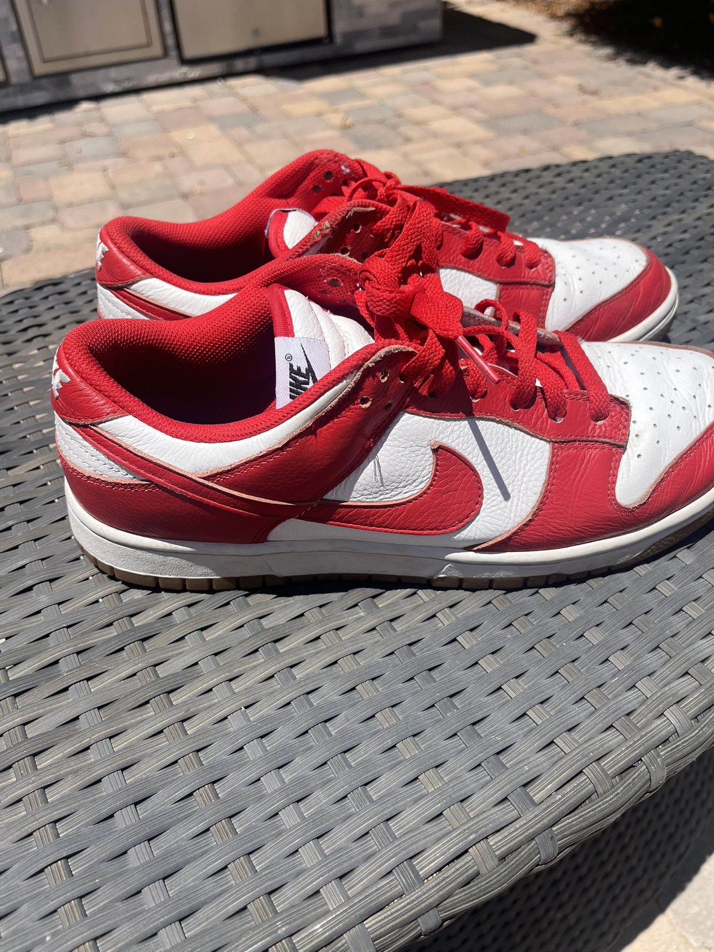 Custom Nike Dunks By You Red White