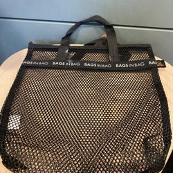 Bags in Bag Mesh Travel Shower Caddy Tote Bag 10”x10”