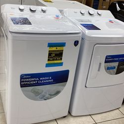 Washer and dryer electric top load MIDEA