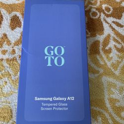 GoTo Samsung Galaxy A12 Tempered Glass Scene Protector (Brand New-Sealed in Box)