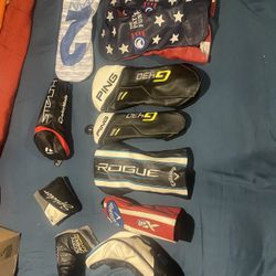 Various Golf Headcovers 