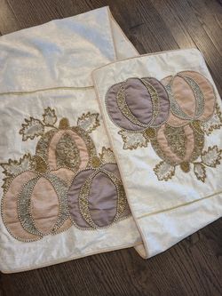 Fall table runner Thanksgiving decor