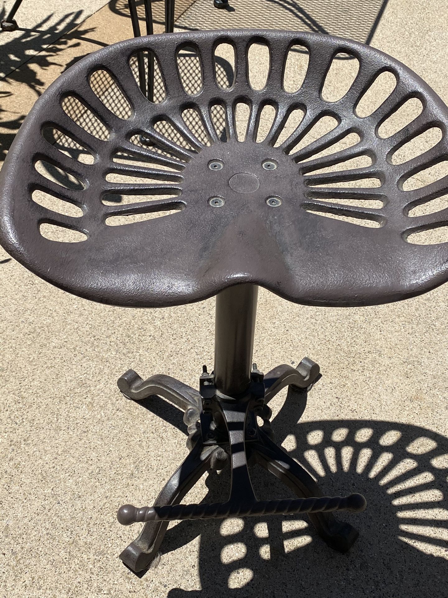 Tractor seat bar stool