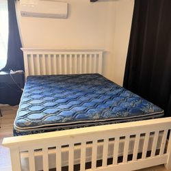 White Queen Bed Frame