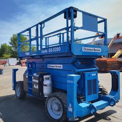 2016 Genie GS-5390 Rough Terrain Scissor Lift