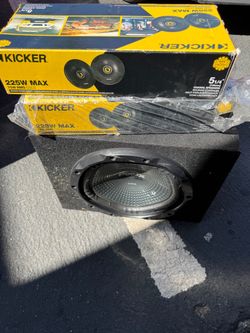 Subwoofer Door Speaker Kicker Sony