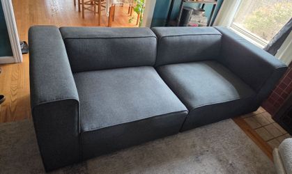 Modway Mingle 2-Piece Sectional Sofa - Deep Cleaned - Retail $750