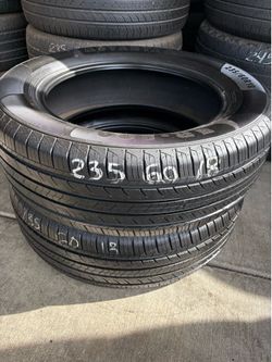 235/60r18 Pair Of Advanta Tires In Great Shape