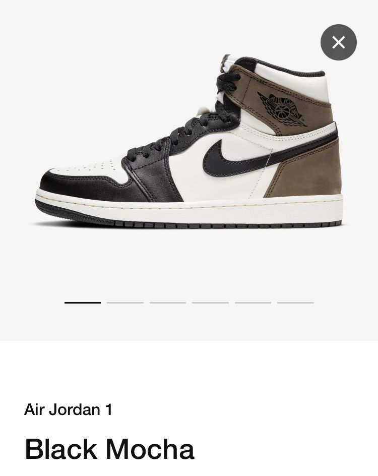 Air Jordan 1-Black Mocha