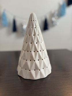Ceramic Christmas Tree Lamp Decor