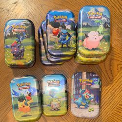 Pokemon ascended heroes 15 mini tins empty