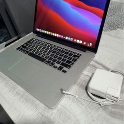 MacBook Pro 15” Retina/ Intel i5/16gb ram/ 512gbSSD/MacOS Big Sur 2023/GPU 750 2GB/Super clean!🔌🔋