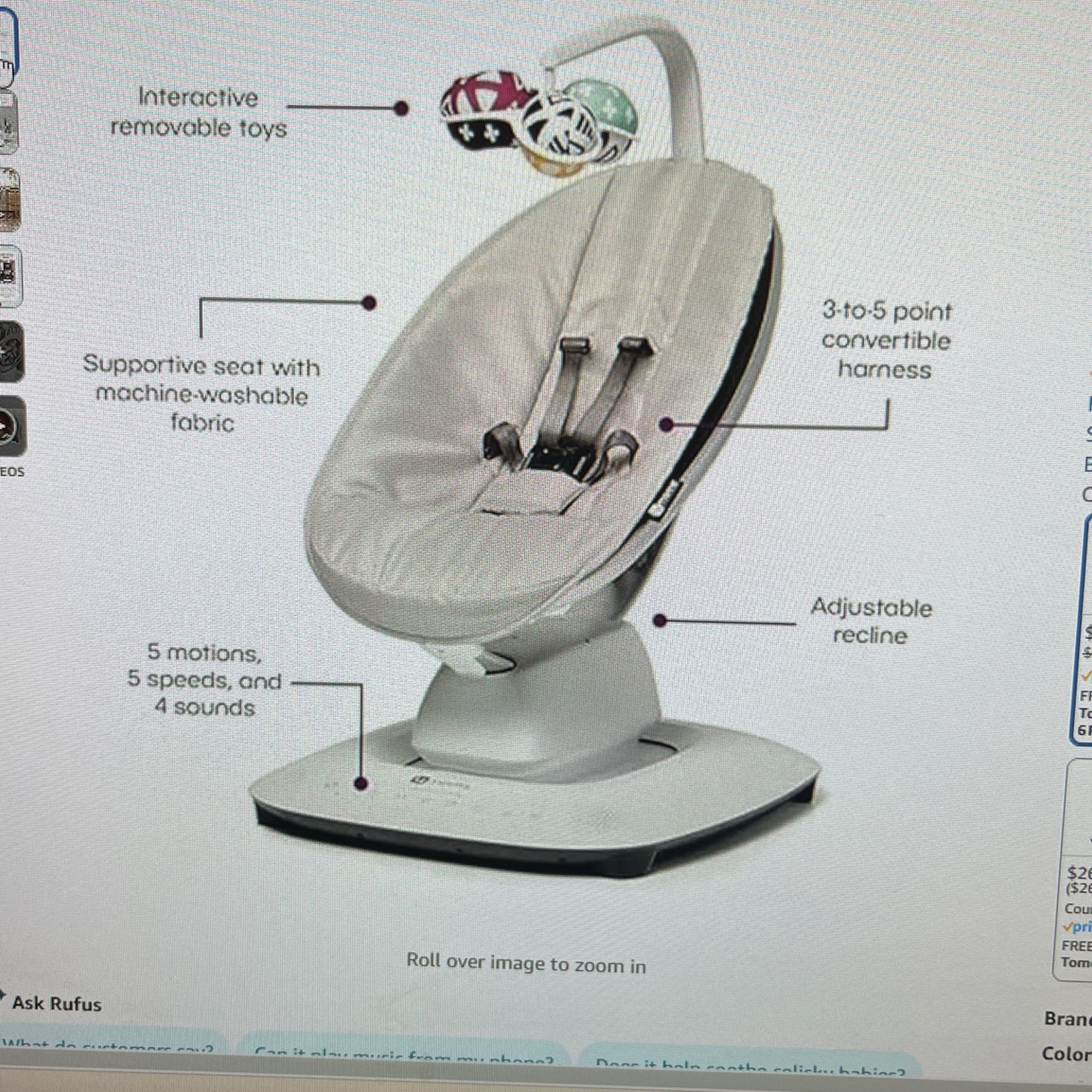Multi Motion Baby Swing