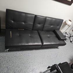 Black Couch Sofa Bed 
