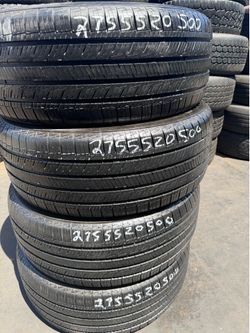 SET OF FOUR P27555r20 HP TIRES
