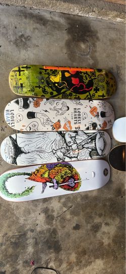 Lot of 6 Skateboard Decks