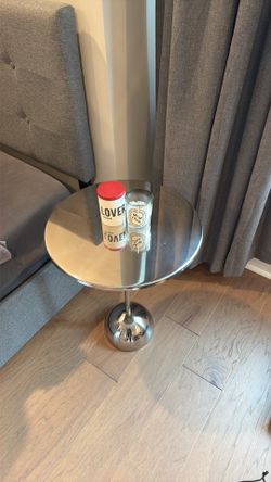 Silver Side Table