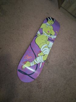 Frankenstein Bride skateboard
