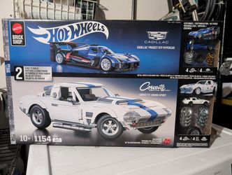🔥 HotWheels 🏎️  Model Set Cadillac Hyper Car And Corvette Grand Sport 