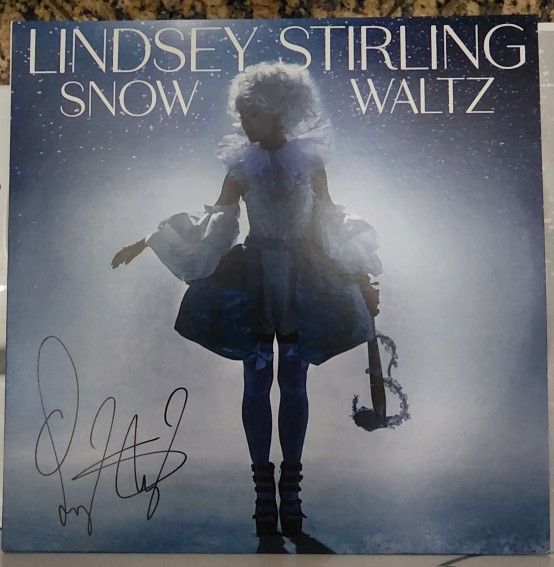 Lindsay Sterling snow Waltz  autographed vinyl