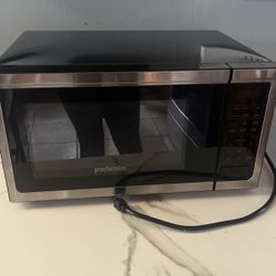 Black/Grey Microwave 