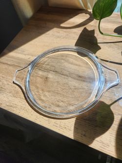 Pyrex Clear Glass Casserole Dish Lid