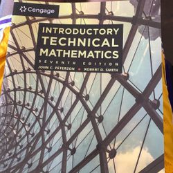 Cengage Introductory Technical Mathematics Seventh Edition, John Peterson Robert, D Smith