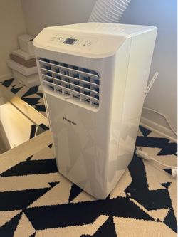 Hisense 5000 BTU (DOE) 115-Volt Vented Small Room Portable Air Conditioner Remote Included