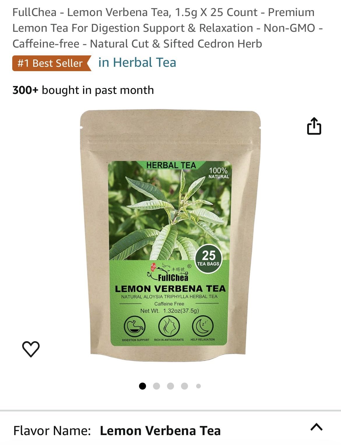 Lemon verbena Tea