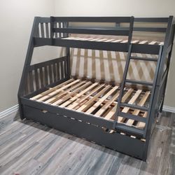 Brand New Twin Full Bunk bed Take Home With $39 Down 