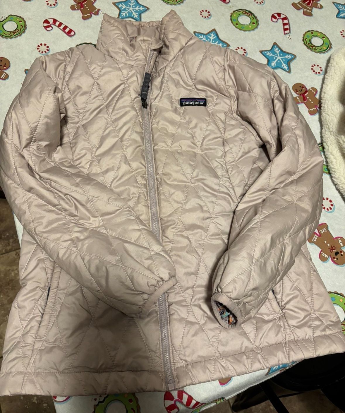 little girls patagonia jacket size medium (10)